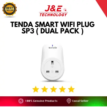 Tenda Smart Plug twin pack WiFi Plug, Alexa & Google Compatible