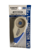 เทปลบคำผิด 5mmx12m. YAMAYO Correction Tape Refillable YM-210 ลิขวิทเทป ลบปากกา