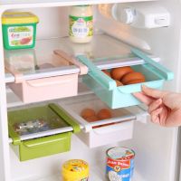 กล่องเก็บของ กล่องเก็บของในตู้เย็น กล่องเก็บอาหารในตู้เย็น แบบหนีบ อุปกรร์จัดเก็บ ของในตู้เย็น ลิ้นชักเพิ่มที่เก็บของในตู้เย็น