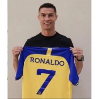 shot goods AI Nassr home jersey football short sleeve S-2XL 7 Ronaldo Fans version 22/23