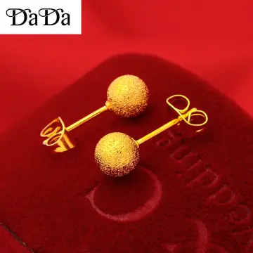 Gold earrings 2025 studs price