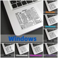 Windows PC Reference Keyboard Shortcut Sticker Adhesive For Macbook Shortcut PC Computer Reference Keyboard Shortcut Stickers