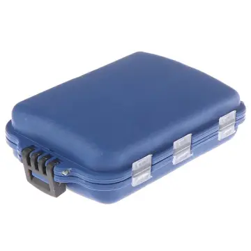 1pcs Mini Fishing Tackle Box 10 Compartments for Small Clear
