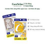 Combo Viên uống DHC Ngừa mụn - Mờ thâm 30 Ngày Kẽm & Vitamin C