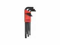 Bondhus 10999, Set of 9 Balldriver L-Wrenches, Ball-Hex-L Key Allen Wrench, Hex Key, ProGuard Finish, Sizes 1.5-10mm