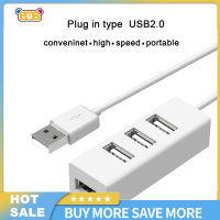 Usb Hub 2.0หลายแยก Usb Usb 2.0 Hub 4พอร์ตหลาย Expander หลาย S Plitter ความเร็วสูงสำหรับพีซีอุปกรณ์คอมพิวเตอร์