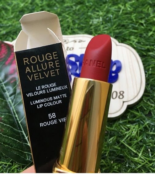 Chanel Rouge Allure Velvet Luminous Matte Lip Colour 58 Rouge Vie Chanel  lipstick Giveaway  Оранжевая помада Осенняя помада Губная помада