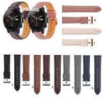 22mm skórzany pasek do zegarków pasek do Huami Amazfit Stratos 2 2 S 3 tempo GTR2 część wymienna inteligentnego zegarka opaski na rękę do GTR 47mm