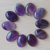 Natural amethysts stone high quality oval cab cabochon stone beads 18x25mm for jewelry Accessories Wholesale 10pcslot free