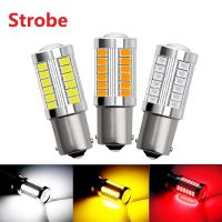 1156 1157 Strobe 5730 5630 33SMD LED Bulb P21W BAU15S P21/5W 7440 W21W W21/5W 7443 12V White for Turn Signal Light Reverse Lamp