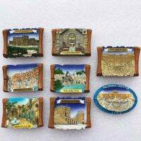 ✶♣♟ Global Focus Syria Tourist Fridge Magnet Souvenir The Historical Site Damascus 3d Resin Magnets for Refrigerators Collection