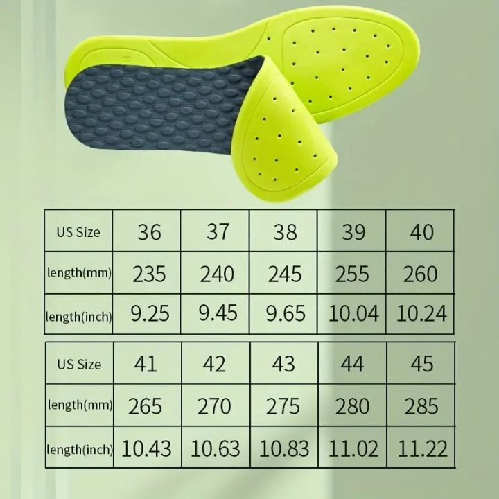 แผ่นรองเท้ากีฬาสำหรับผู้หญิงเท้าเปล่าดูดซับกลิ่นพื้นรองเท้าแบบนวด3angni-สำหรับผู้ชายสามารถสวมใส่สบายพื้นรองเท้านุ่ม