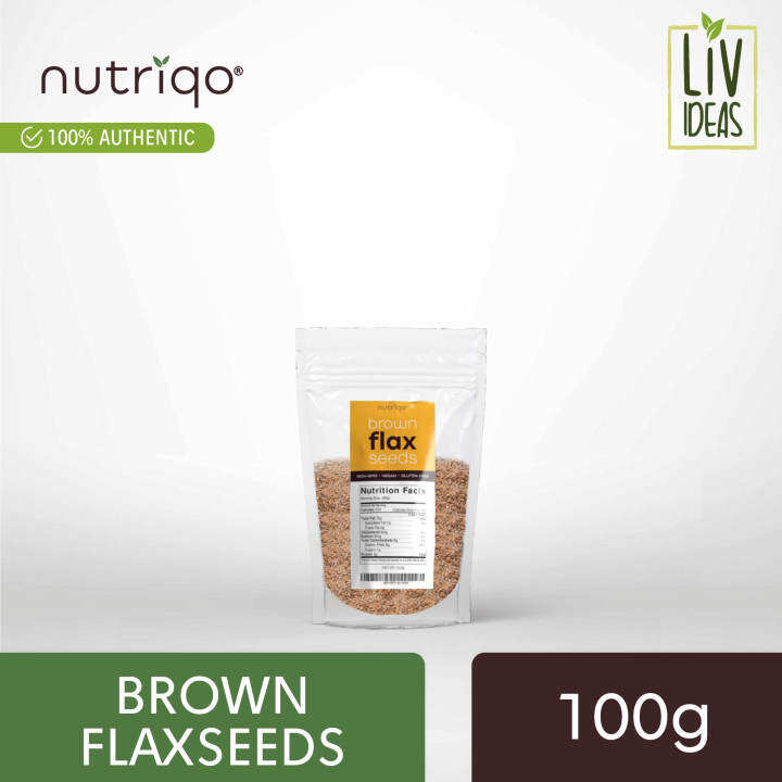Nutriqo Ground Flax Seed (Flaxseed) Meal 100g Lazada PH