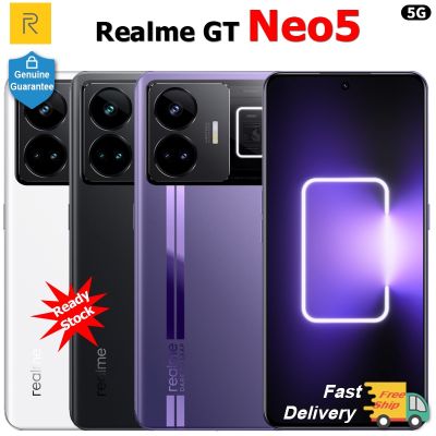 ของแท้ สมาร์ทโฟน Realme GT Neo5 5G Snapdragon 8+ 6.74 นิ้ว 140HZ 240W 150W Super Charger 5000mAh NFC Google Play Realme UI 4.0 50MP กล้องมือถือ QC7311706