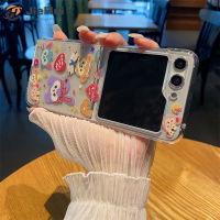 JieHui สำหรับ Samsung Z Flip5 PC Ballet Rabbit SINGLE Multi Fashion Phone Case