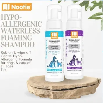 Nootie waterless hotsell foaming shampoo