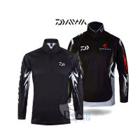 สต็อกสำเร็จรูป DAIWA เสื้อตกปลาเสื้อบุรุษเสื้อตกปลากันน้ำแห้งเร็ว