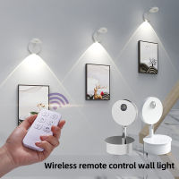 LED Wall Lamp Indoor Decorate Remote Dimmable Mural lighting With USB Recharge Indoor Bedroom Living Room Stairs Wall Light