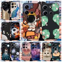 สำหรับ Infinix Note 30 Pro เคสลายไดโนเสาร์อวกาศน่ารักเคสโทรศัพท์ซิลิโคนนิ่มสำหรับ30i Infinix Note Note30 Pro เคส Note30i