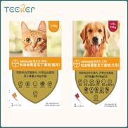 Bayer Advocate Dung Dịch Kiểm Soát Bọ Chét & Ve Cho Chó Mèo 3 Ống