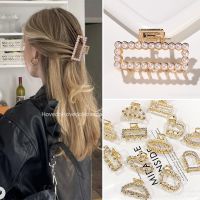 【YF】♤∋  New Gold Hollow Metal Hair Claw Headband Hairpin Crab Fashion Accessories