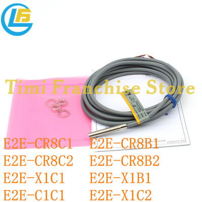 1Pcs 100 ใหม่ Original Photoelectric Switch Sensor E2E-CR8B1 E2E-X1C2 E2E-CR8C2 E2E-CR8B2 E2E-X1C1 E2E-CR8C1