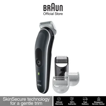 Braun Series 5 BG5360 Men's Rechargeable Body Groomer + 2 Attachment Combs