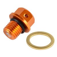 【Chat-support】 Motorbike Decorations Corner Magnetic Drain ปลั๊ก Bolt สำหรับ KTM 50 125 200 250 300 350 450 530 SX SXF EXC XC XCW XCF 690 950 990 SUPER DUKE ADVENTURE