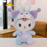 Blueblue ตุ๊กตาเบาะผ้าหมอนพูเชียร์ตุ๊กตา Stitch ตุ๊กตาของเล่นยัดไส้ Sanrio น่ารักสำหรับเด็กของขวัญสะดวกสบายสำหรับเด็ก