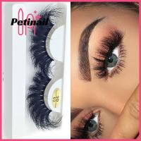 PETINAIL SKONHED 9D ขนตาปลอม1คู่นำกลับมาใช้ใหม่ได้ขนตาปลอมแบบยาวหนานุ่มยาวถึงขนตามิงค์ปลอม