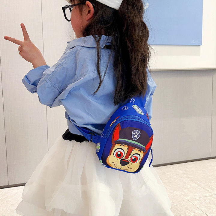 baolongxin-กระเป๋ากระเป๋าหน้าอกลำลองเด็กใหม่-กระเป๋าคาดอกลายการ์ตูนน่ารักสำหรับเด็กอนุบาล