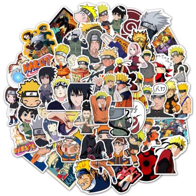 Cartoon Naruto Stickers Cool Naruto Waterproof Sticker Luggage Skateboard Guitar Laptop Stikers Kid Toy