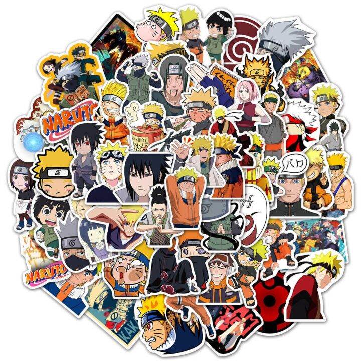 cartoon-naruto-stickers-cool-naruto-waterproof-sticker-luggage-skateboard-guitar-laptop-stikers-kid-toy