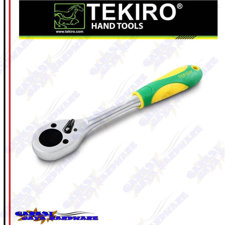 Tekiro Ratchet Handle X Inch Hijau Kuning Gagang Ratchet Lazada Indonesia