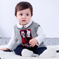 [COD] [Not less than 45] baby vest spring and autumn sweater knitted clothes