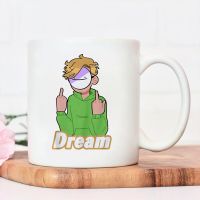 Dream Smp Men and Women Expression Cartoon Cup Coffee Milk Tea Drinking Cup Christmas Children Gift Cup