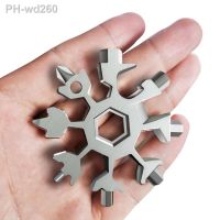 Portable EDC Multifunction Torque Snowflake Wrench Steel Hexagonal Universal 18-in-1 Octagonal Screwdriver Household Multi-tool