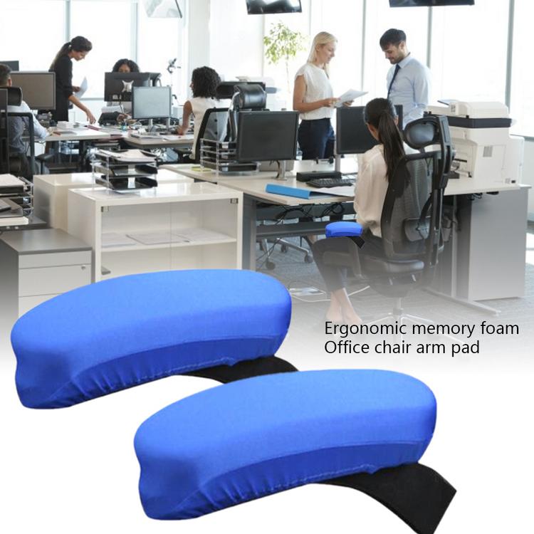 Computer 1Pairs Gaming Chair Armrest Pad with Memory Foam Office Chair Armrest Covers Forearm Pressure Relief Pads Covers for Wheel Chair Armrest Covers for Chairs 