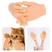 WEISH ของเล่นแต่งบ้านสำหรับเด็กผู้ใหญ่ Fidget Cat Pet มือเล็กหุ่นนิ้วมือวันฮาโลวีนของเล่นแผ่นติดฝามือนิ้วเล็ก