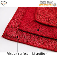 6PCS Brand Polishing Cloth Microfiber Abrasive Paper Bathroom Stains Rust Removal Cleaning Rags Sandpaper Towel Dropshipping