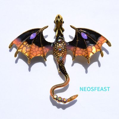 Classic Brooches for Women Rhinestone Dragonfly Pin Multi Color Holiday Men Gifts Coat Garment Dress Accessories Fashion Jewelry