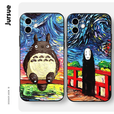 Soft Silicone Matching Couple Set Cartoon Anime Aesthetic Shockproof Phone Case Compatible for iPhone Case 14 13 12 11 Pro Max SE 2020 X XR XS 8 7 ip 6S 6 Plus Casing XYH1649