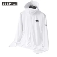 JEEP SPIRIT เสื้อป้องกันแสงแดดในฤดูร้อน2023ใหม่สำหรับผู้ชาย,เสื้อโค้ทป้องกันรังสีอัลตราไวโอเลตระบายอากาศได้เสื้อผ้าการป้องกันแสงแดดสำหรับชาวประมงผ้าไหมน้ำแข็งกลางแจ้งเสื้อผ้าผู้หญิงบางและเบา