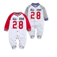 COSPOT Newborn Footies Autumn Baseball Long Sleeved Footed Jumpsuit Baby Boys Bebes Outfit 2023 New 20