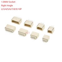 20pcs SH1.0 SMD SMT RIGHT ANGLE connector 1.0MM PITCH MALE pin header 2P/3P/4P/5P/6P/7P/8P/9P/10P FOR PCB BOARD SH SOCKET