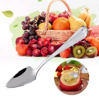 Grapefruit Scraper Serrated Sawtooth Fruit Puree Handle Baby Food Prepare 3