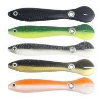 5pcs 10cm 6g Bionic Loach Fishing Artificial Crankbait Soft Baits (Mixed)