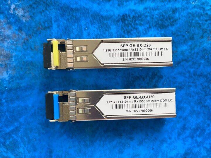 SFP Module 1 PAIR LC 1.25Gbps Single mode single core fiber SFP optical