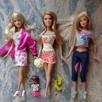 Barbie ตุ๊กตา Barbie ตุ๊กตาสำหรับเด็กผู้หญิง Barbie ตุ๊กตา Barbie Preloved Mattel