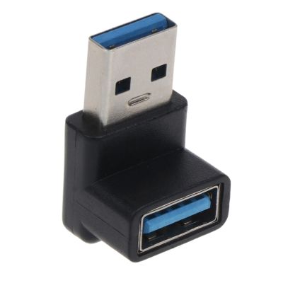 USB 90องศาใหม่3.0ตัวผู้กับตัวเมียเป็น/สำหรับ AF USB ตัวเชื่อมอะแดปเตอร์ USB เสียบมุมขวาสำหรับแล็ปท็อป/คอมพิวเตอร์ส่วนบุคคล